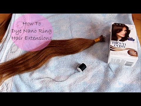 how to fit nano ring hair extensions