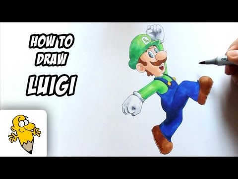 how to draw mario and luigi