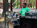 Darius plays a drum solo at CUMEP 2008