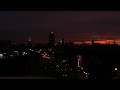 This time lapse video was shot at the 46th Street - Bliss Street Station platform of the 7 Train in over Queens Boulevard in Sunnyside, Queens, New York City on August 18, 2010, between 7:49pm and 8:35pm, at 1 second per frame setting. The official sunset for that day was 7:49pm with civil twilight ends at 8:18pm. Footage was shot using JVC Everio GZ-HM320 HD camcorder. Music provided by Ming+FS, 