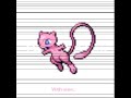 Pokemon Sprite ..Mew and charizard