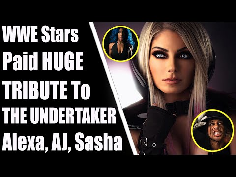 WWE Superstars Pay Huge Tribute to The Undertaker Alexa Bliss, Sasha Banks, AJ Style, Jeff Hardy