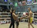 James (Tiger Muay Thai) loses by cut stoppage Rd. 3 at Bangla Stadium