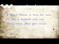 Amy Dalley I Would Cry Official Music Video and Lyrics