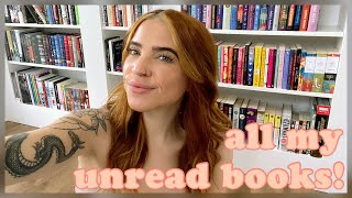 TBR SHELF TOUR  Nearly 100 Unread Books!! 🙀