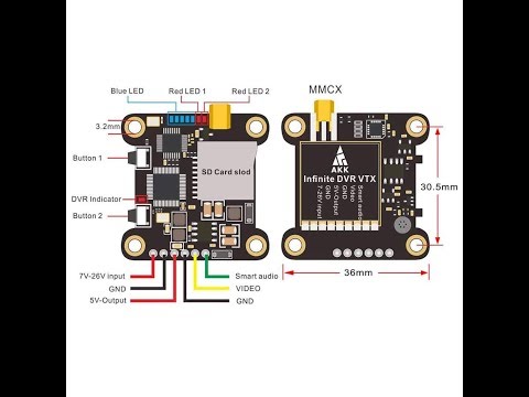 AKK Infinite DVR VTX da Banggood