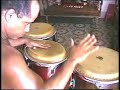 here panga demonstrates a simple combination on three congas. i took about 8 lessons from panga at his house that summer in cuba, and had a great time. i meet panga when he was touring with cubanismo in 1999 and was playing in santa cruz, ca. he was shocked that i made it to cuba from san jose, ca. the next day we got right to the lessons. enjoy!!! more to come...

don't forget to subscribe, rate, or comment. also check out my site on myspace.com the link is below. feel free to add me http://www.myspace.com/contimba as a myspace friend if you'd like.