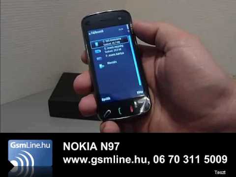Nokia N97 teszt vide�