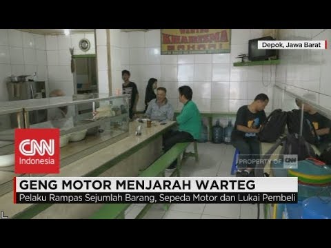 Sebelum Jarah Toko Baju, Geng Motor 'Jepang' Menjarah Warteg di Depok
