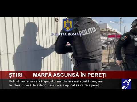 Marfă ascunsă în pereți