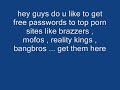free xxx daily passwords ( brazzers - reality kings - bangbros - mofos - ........)