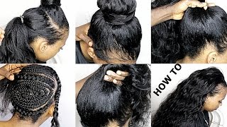 How to do a natural looking sew in