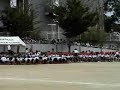 運動会  組体操 7段タワー（ピラミッド）
