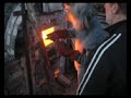 Rufford Woodfiring Society - fishing for pots and stoking