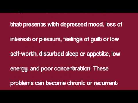 how to define depression