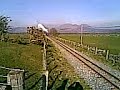 Train on Creasy Embankment
