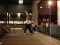 Nicola Salter doing  Backsault with Hornets from Acrobatic Fanatics.MOV