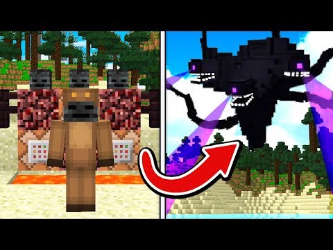 Minecraft Unlikley Features - The WITHER STORM MOB!