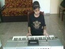 Nandini Playing on Keyboard