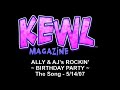 KEWL Magazine at Aly & AJ Party - Birthday Song KEWL Magazine at Aly & AJ Party - Birthday Song