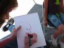 i'm drawing a caricature of a young lady at a festival.  enjoy!