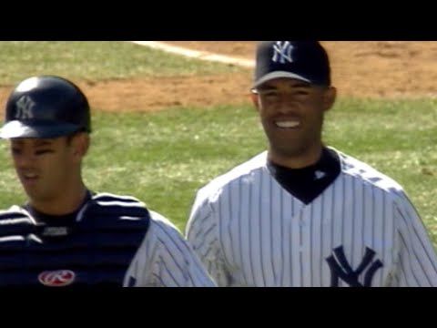 Video: Mo picks up his first save of the 2001 season