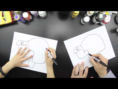 how to draw turtles