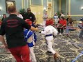 Logan - Round 2 Sparring at WOMAA Tournam Logan - Round 2 Sparring at WOMAA Tournam