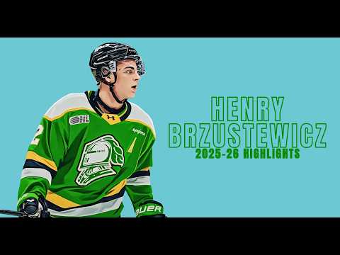  Henry Brzustewicz 2025-26 OHL Highlights (Los Angeles Kings 1st Rd Pick) 