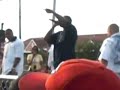 Slim thugg and his first public apperance after he cut the braids off 7/22/09 at Trae Day 2009 at TSU