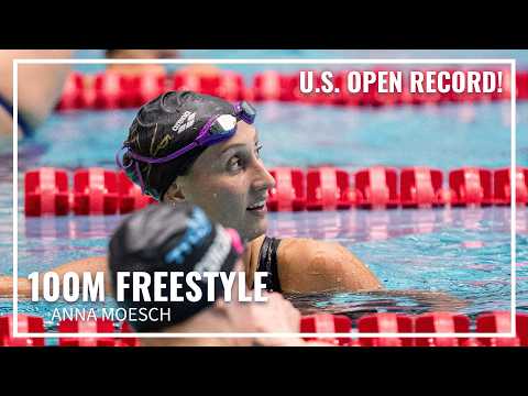 Record degli US Open per Anna Moesch nei 100 metri stile libero | 2026 Tyr Pro Swim Series Indianapolis Record degli US Open per Anna Moesch nei 100 metri stile libero | 2026 Tyr Pro Swim Series Indianapolis