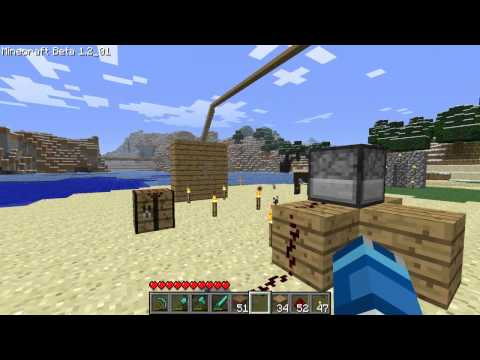 how to make a dispenser i minecraft