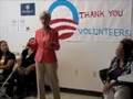 Kathleen Sebelius speaks to Iowa's Volunteers