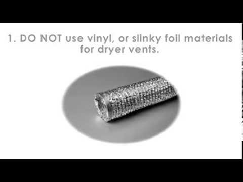 how to connect a dryer vent