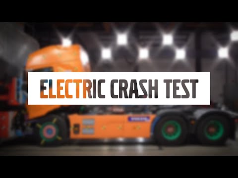 Video bij: Crashtest met elektrische Volvo trucks