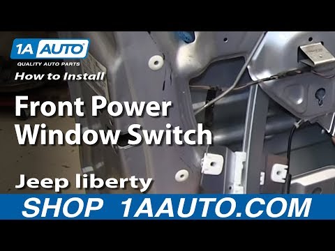 How To Install Replace Front Power Window Switch 2002-07 Jeep liberty