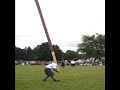 Craig Smith Caber Toss - Perfect 12:00 - Higland Games