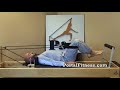 Ejercicio de Pilates Reformer. Legs Work o Trabajo de Pierna