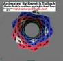 3D Hopf Torus to Flower - textured with Marko Rodin num 9
