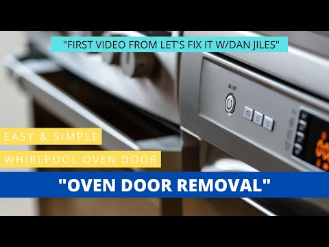 how to remove oven door