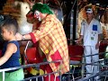 Clown Jopie op Tilburgse kermis