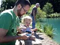 Grayson playing with worms 2