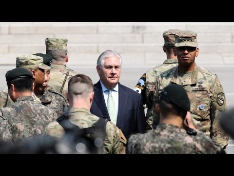 Tillerson talks tough ahead of China meeting