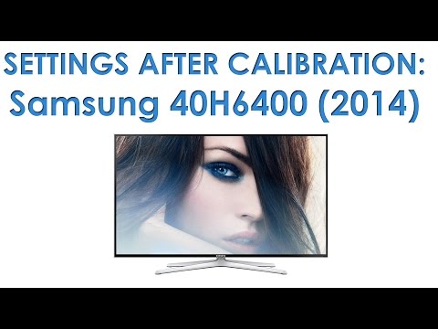 how to set tv picture settings samsung