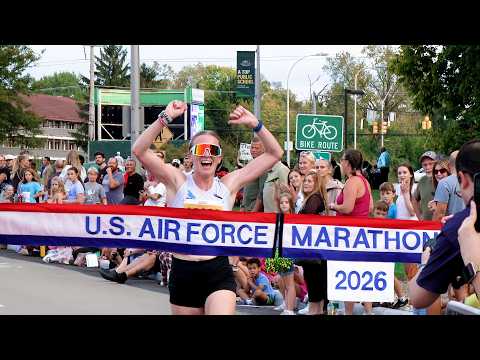 Video thumbnail: Wright State hosts thousands of runners for the Air Force Marathon 5K and Health and Fitness Expo
