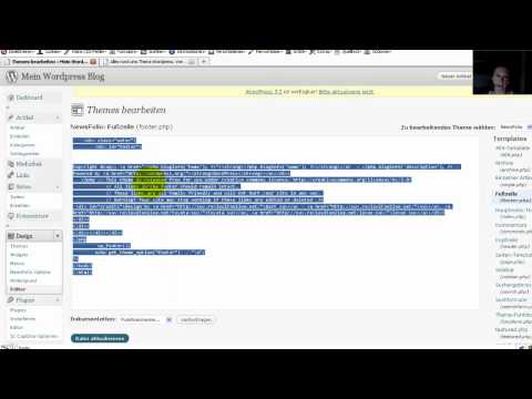 how to footer wordpress
