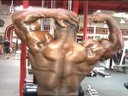 Bodybuilder Zin Croon training back