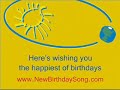 http://www.newbirthdaysong.com
finally, for grown-ups, a beautiful birthday song with real words. real music. and heart! 

watch this short video and learn the words to the new birthday song, 