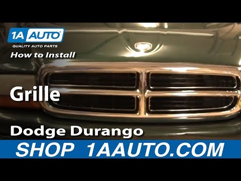 How To Install Replace Grille Dodge Durango Dakota 98-03 1AAuto.com