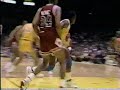 Michael Jordan posterizing Orlando Woolridge 1990